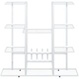  Stalak za cvijeće 94,5 x 25 x 89 cm bijeli željezni | Eponuda.com