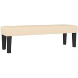 Krevet s oprugama i madracem krem 140 x 190 cm od tkanine | shoptok.hr