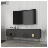 Hanah home tv polica Retrolp4 anthracite gold