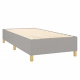  box spring s madracem LED svjetlosivi 90x200 cm tkanina | shoptok.hr