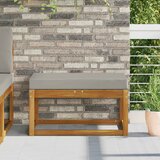  Jastučić za sjedenje na otvorenom Sivi 80 x 40 x 8 cm | shoptok.hr