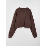 Sinsay Soft touch crewneck majica od trenirke s dodatkom viskoze Slike