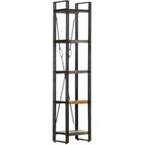 Police za knjige s 5 razina 40x30x180 cm od obnovljenog drva | shoptok.hr