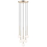 Zuma line P0574-07F-F7AA - visilica na sajli arcturus 7xG9/4W/230V zlatni | Eponuda.com