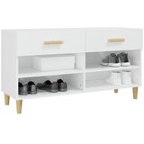 Ormarić za cipele sjajni bijeli 102x35x55 cm konstruirano drvo | shoptok.hr