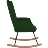  Gugalni stol temno zelen žamet, (20935000) | Shoptok.si