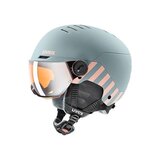 Uvex kaciga rocket junior visor rhino-blush mat 54-58 | ePonuda.com