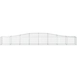  Lučne gabionske košare 20 kom 400x50x40/60 cm pocinčano željezo | shoptok.hr