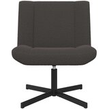  Stolica na kotačiće Tamno siva 63 x 75 x 76 cm Janjeća koža | shoptok.hr