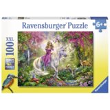 Ravensburger 100 delna sestavljanka Princesa in samorog, čaroben svet 106417 | Shoptok.si