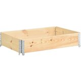 vidaXL Paletni okvir 50x100 cm trdna borovina | Shoptok.si
