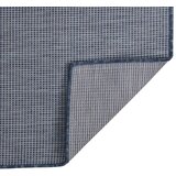 Furnova Zunanja preproga ploščato tkanje 80x250 cm modra, (21930861) | Shoptok.si
