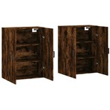  Zidni ormarići 2 kom boja dimljenog hrasta 69,5 x 34 x 90 cm | shoptok.hr