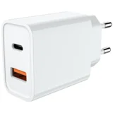 Jellico adapter C9 hišni polnilec Quick Charge 18W vhod Type C PD 3.0 - Original (EU Blister) bel - kopija
