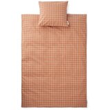 Liewood otroška posteljnina carl adult 140x200 check/tuscany rose | Shoptok.si