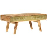  Klubska mizica iz trdnega mangovega lesa 90x50x40 cm | Shoptok.si