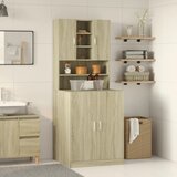 vidaXL Omara za pralni stroj 2 kosa sonoma hrast inženirski les | Shoptok.si