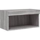  8-dijelni zidni TV elementi s LED svjetlima boja sivog hrasta | shoptok.hr