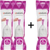 Brabantia PerfectFit vrečke za smeti v roli - 2 +1 / 10-12L (C) - 20 kosov | Shoptok.si