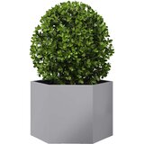  Vrtna sadilica šesterokutna 69x60x45 cm od pocinčanog čelika | shoptok.hr