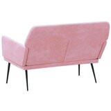vidaXL Klupa ružičasta 108 x 79 x 79 cm baršunasta | shoptok.hr