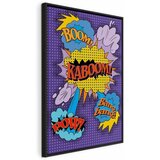  Slika - Kaboom! (1 Part) Vertical 80x120 U crnom drvenom okviru u