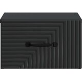  Noćni ormarić za montažu na zid 2 pcs Crna 34 5 x 33 x 20 cm | shoptok.hr