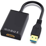 E-green Adapter USB 3.0 (M) - HDMI (F) crni | ePonuda.com