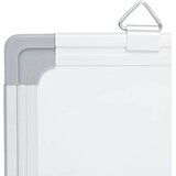  Magnetna bijela ploča sklopiva 120 x 100 x 1,7 cm aluminijska | shoptok.hr