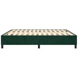  Okvir za krevet s oprugom tamnozeleni 200x200 cm baršunasti | shoptok.hr
