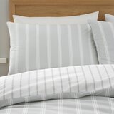 Bianca Siva pamučna posteljina za krevet za jednu osobu 135x200 cm Ashford Stripe – | shoptok.hr