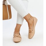 Gemre Beige Loafers with a Buckle Najla | Shoptok.si