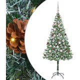 vidaXL Umestno božično drevo med 300 LED Zelena 180 cm PVC in Jeklo | Shoptok.si