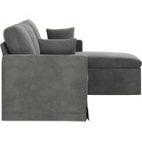 SOFA Tamno siva 178 x 134 x 80 cm Baršun | Eponuda.ba