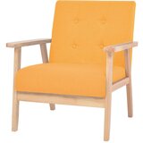 Fotelja od tkanine žuta | shoptok.hr
