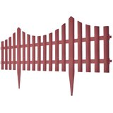  Pregrade za travnjak 17 kom 10 m smeđe | shoptok.hr