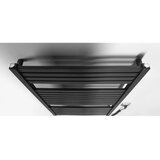 Aqualine električni radijator za kupatilo tondi-e 400W 97x60 cm mat crni | Eponuda.com