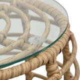 Poli 3-dijelni bistro set od poliratana boja hrasta | shoptok.hr