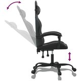  Igraća stolica od umjetne kože crna | shoptok.hr