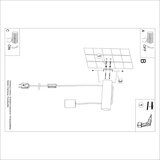  Stenska svetilka NIMBI E27 s stikalom, (21740425) | Shoptok.si
