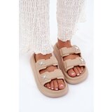 Boto Foam Women's Platform Slippers Dark Beige Falowena | shoptok.hr