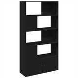 Furnova Knjižna omara črna 100x36x189 cm inženirski les, (21951068) | Shoptok.si
