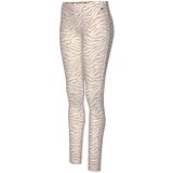 Lascana Spodnji del pižame 'LAS Natural Shades Leggi' bež / bela | Shoptok.si
