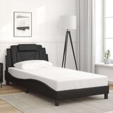  Okvir kreveta Viana s LED-om bez madraca crni 100x203 cm - Crna 100 x 203 cm | shoptok.hr