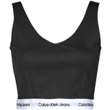 Calvin Klein Jeans contrast tape milano strappy top crna