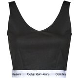 Calvin Klein Jeans Topi CONTRAST TAPE MILANO STRAPPY TOP Črna | Shoptok.si
