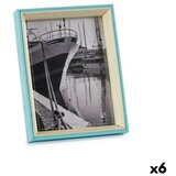  Okvir za sliku Kristal Plava Bijela Drvo MDF (3 x 22 x 17 cm) (6 kom.) | shoptok.hr
