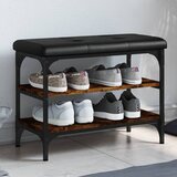 vidaXL Klupa za cipele boja hrasta 62 x 32 x 47 cm konstruirano drvo Cijene