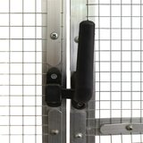  Kavez za ptice srebrni 1,79x10x1,85 m aluminijski | shoptok.hr