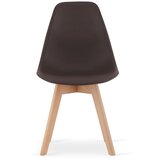  KITO stolica boja kave / prirodne noge x 4 | shoptok.hr